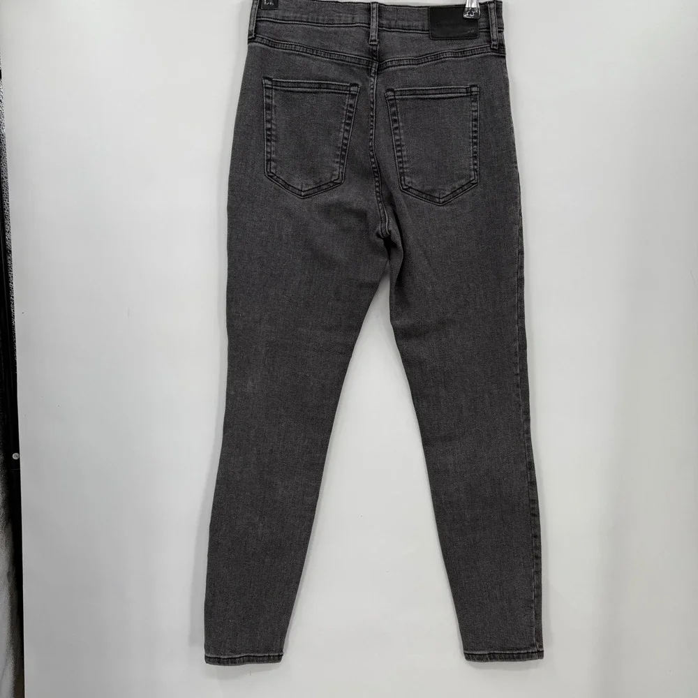Everlane The Original High Rise Skinny Jeans Dark Gray Women's Size 28‎